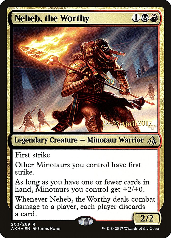 Neheb, the Worthy [Amonkhet Prerelease Promos] | Gear Gaming Bentonville