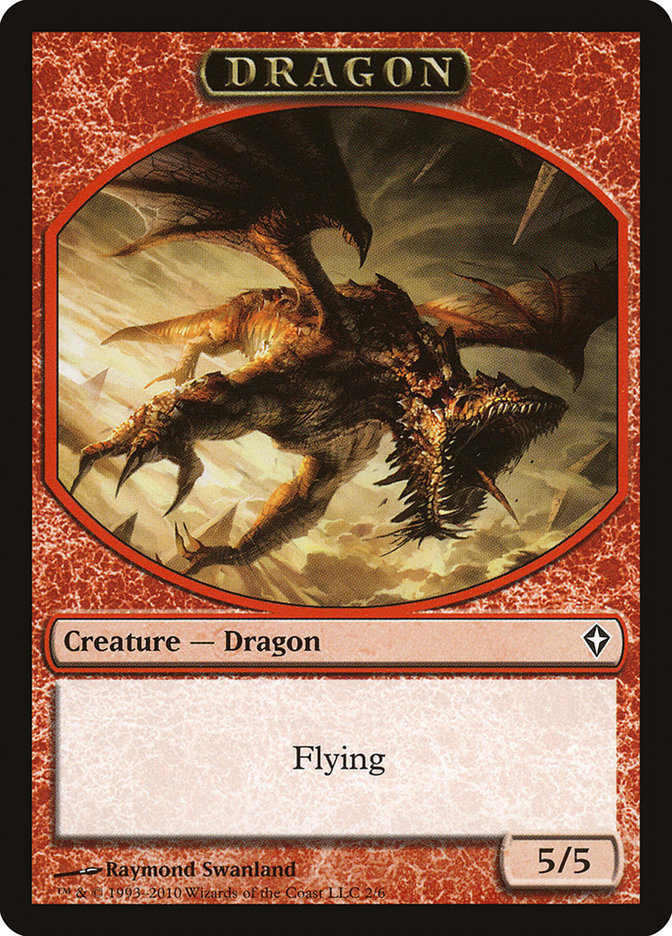 Dragon Token [Worldwake Tokens] | Gear Gaming Bentonville