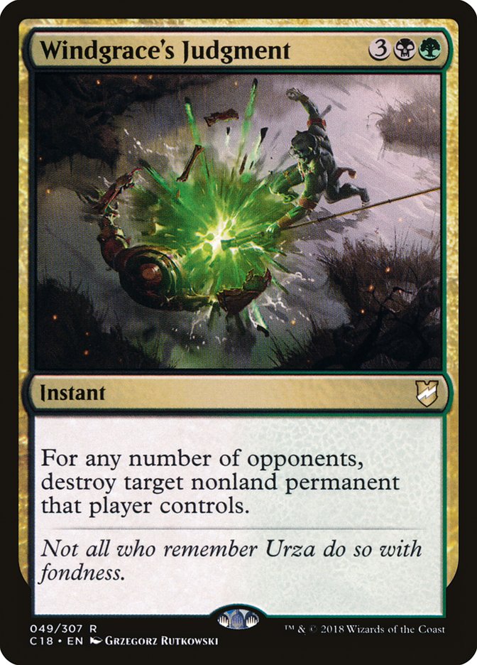 Windgrace's Judgment [Commander 2018] | Gear Gaming Bentonville