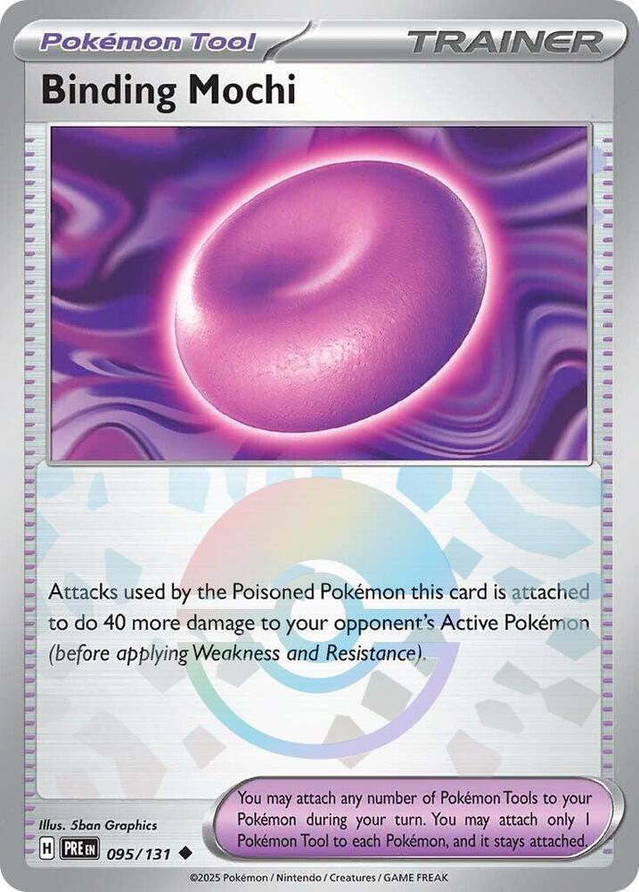 Binding Mochi (095/131) (Poke Ball Pattern) [Scarlet & Violet: Prismatic Evolutions] | Gear Gaming Bentonville