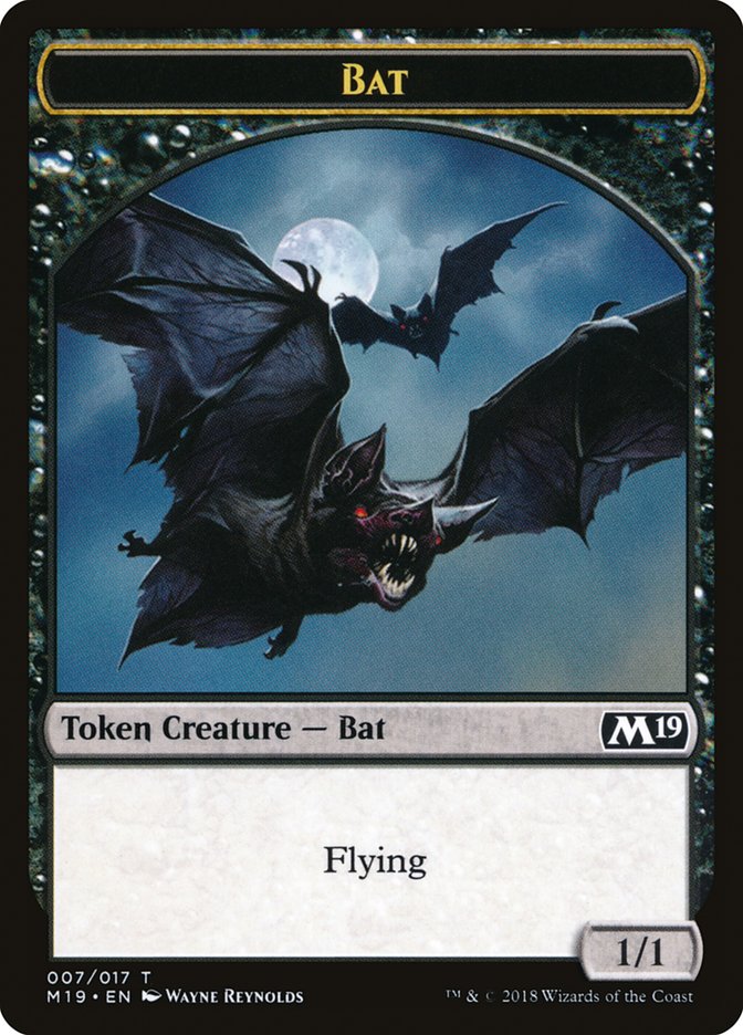 Bat Token [Core Set 2019 Tokens] | Gear Gaming Bentonville