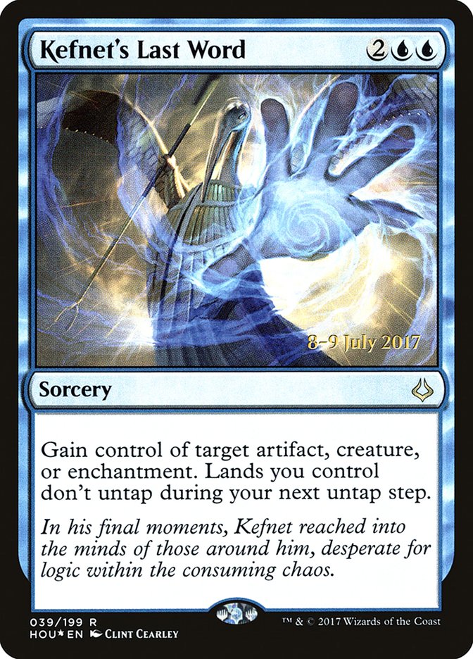 Kefnet's Last Word [Hour of Devastation Prerelease Promos] | Gear Gaming Bentonville