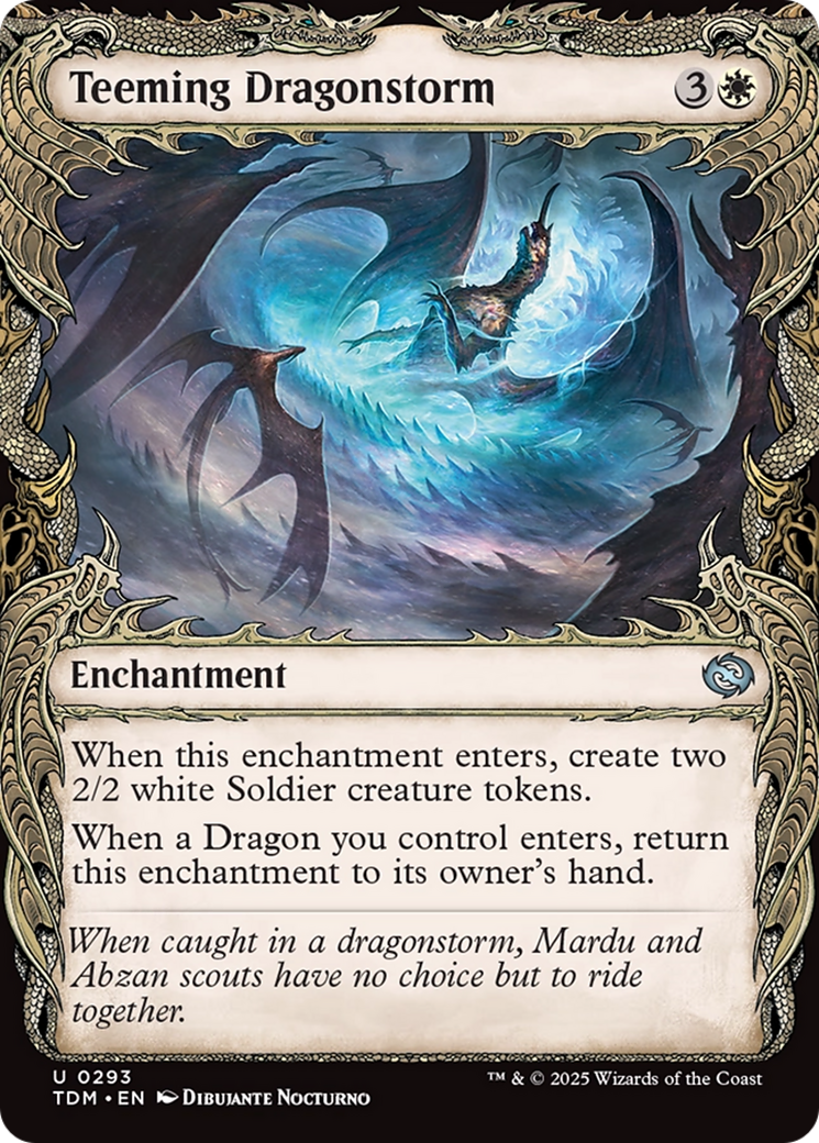 Teeming Dragonstorm (Showcase) [Tarkir: Dragonstorm] | Gear Gaming Bentonville