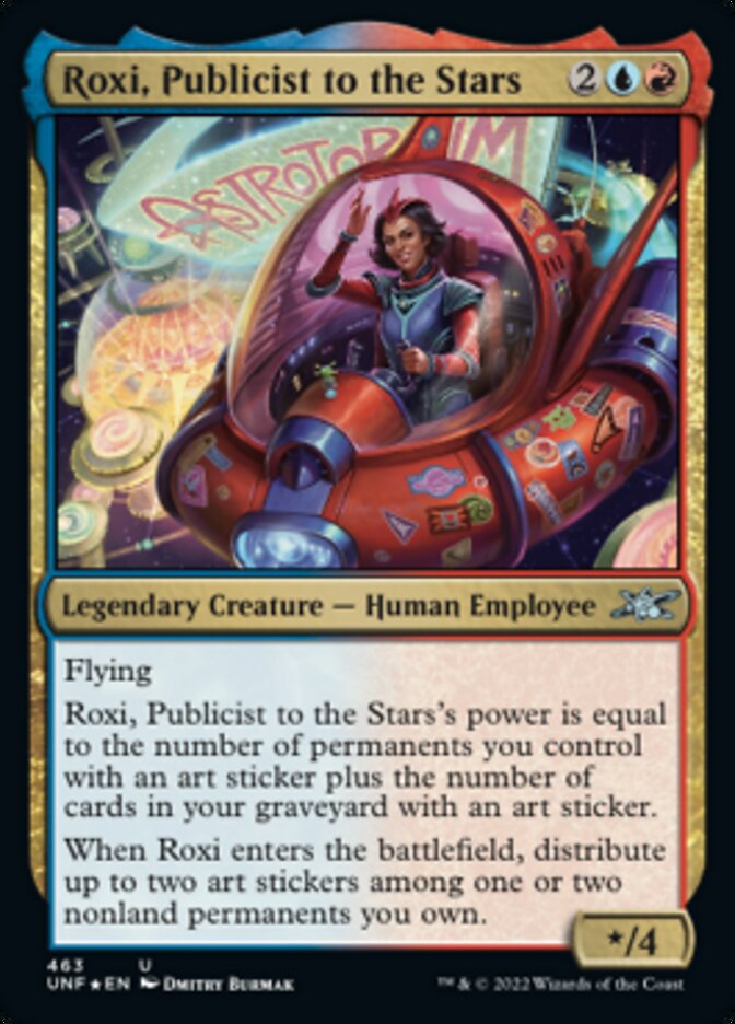 Roxi, Publicist to the Stars (Galaxy Foil) [Unfinity] | Gear Gaming Bentonville