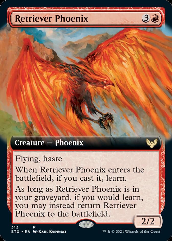 Retriever Phoenix (Extended Art) [Strixhaven: School of Mages] | Gear Gaming Bentonville