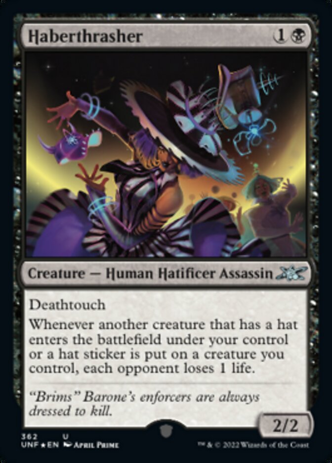 Haberthrasher (Galaxy Foil) [Unfinity] | Gear Gaming Bentonville