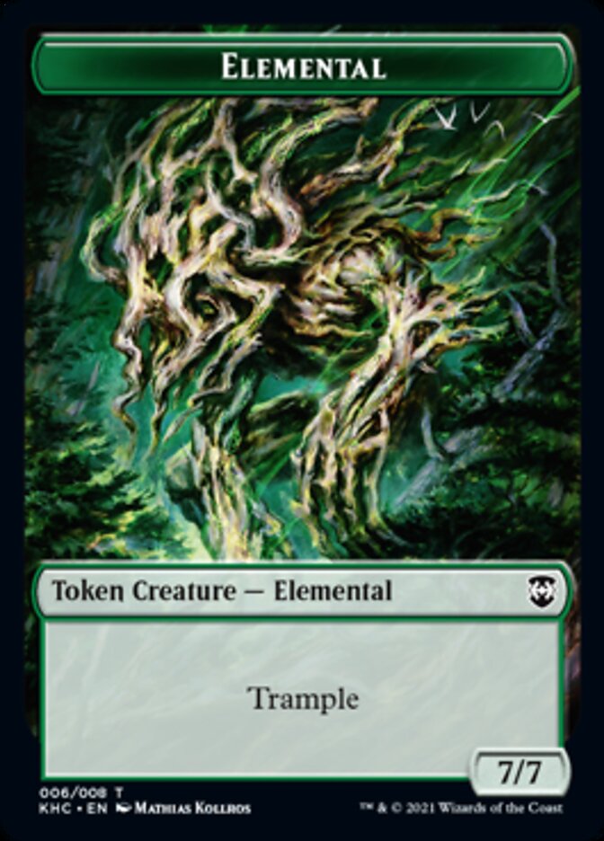 Elemental Token [Kaldheim Commander Tokens] | Gear Gaming Bentonville