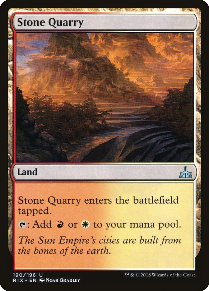 Stone Quarry [Rivals of Ixalan] | Gear Gaming Bentonville