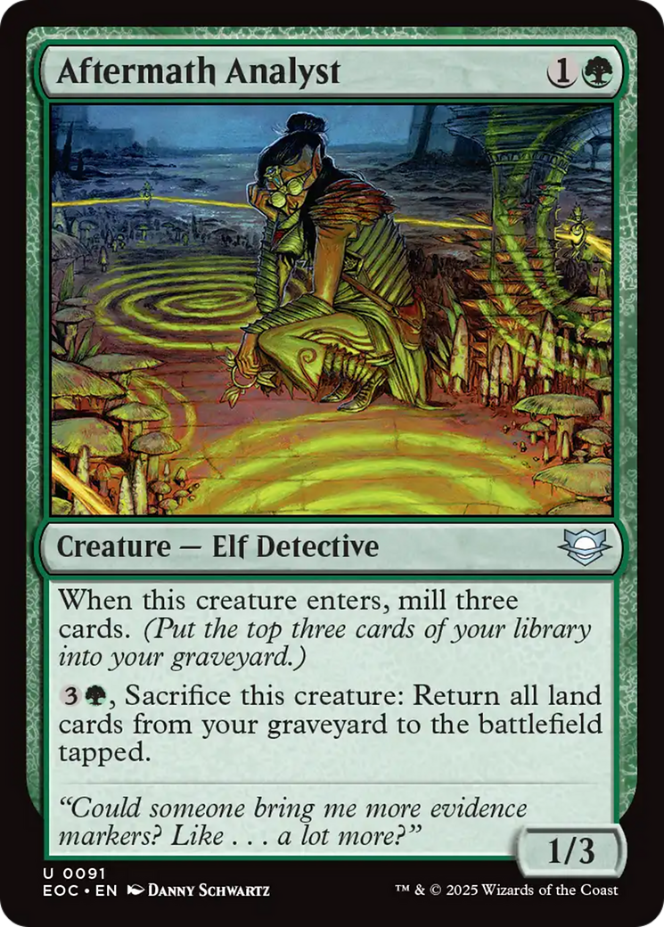 Aftermath Analyst [Edge of Eternities Commander] | Gear Gaming Bentonville