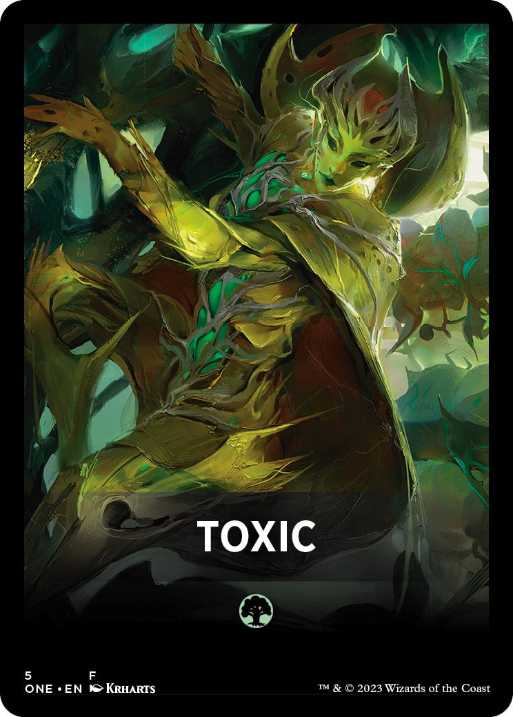 Toxic Theme Card [Phyrexia: All Will Be One Tokens] | Gear Gaming Bentonville