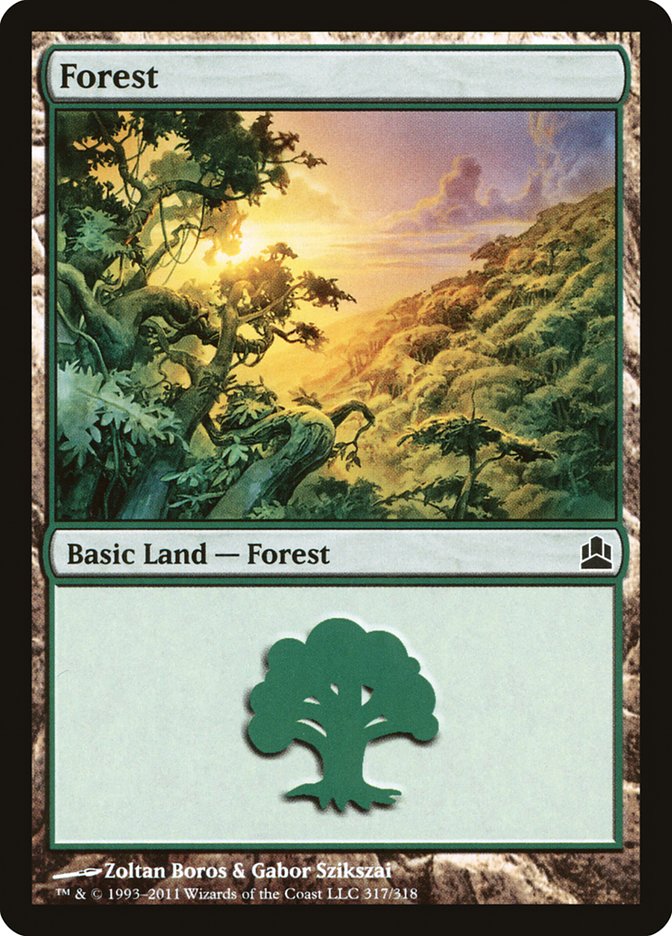 Forest (317) [Commander 2011] | Gear Gaming Bentonville