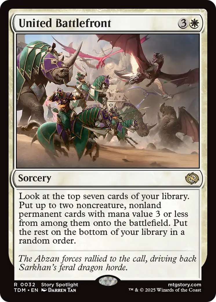 United Battlefront [Tarkir: Dragonstorm] | Gear Gaming Bentonville
