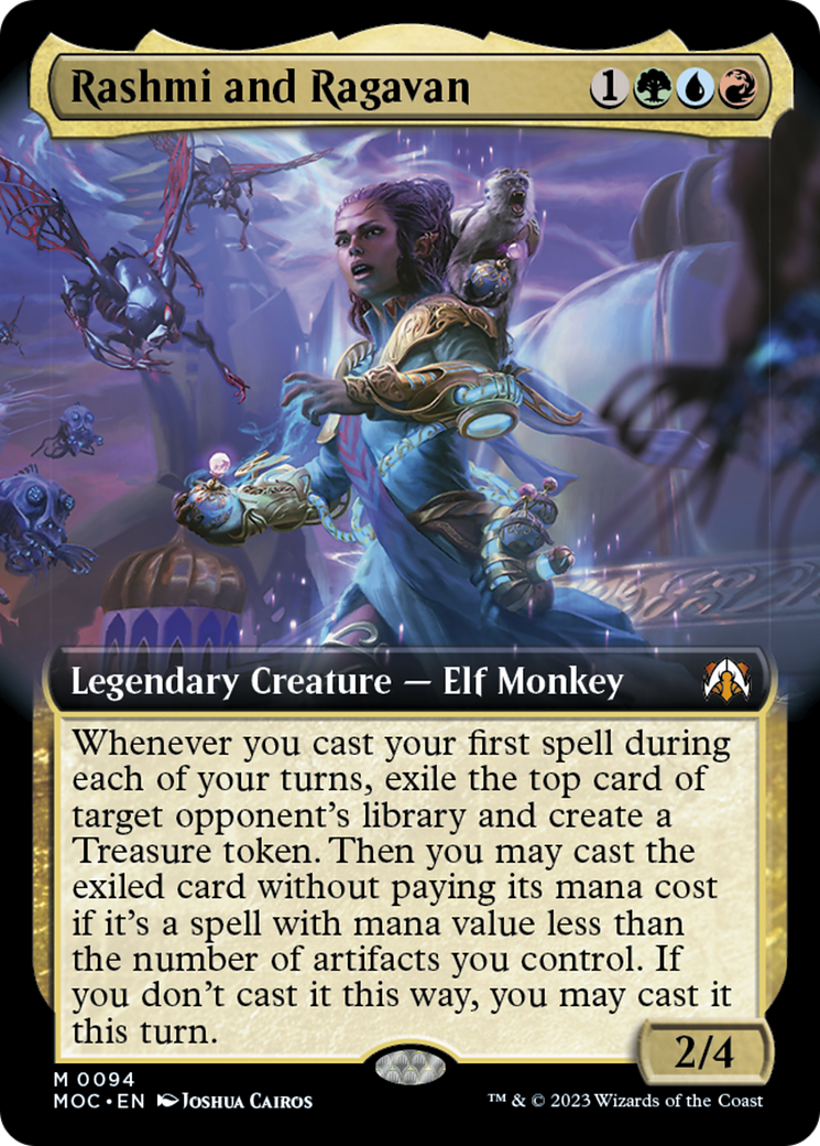 Rashmi and Ragavan (Extended Art) [March of the Machine Commander] | Gear Gaming Bentonville