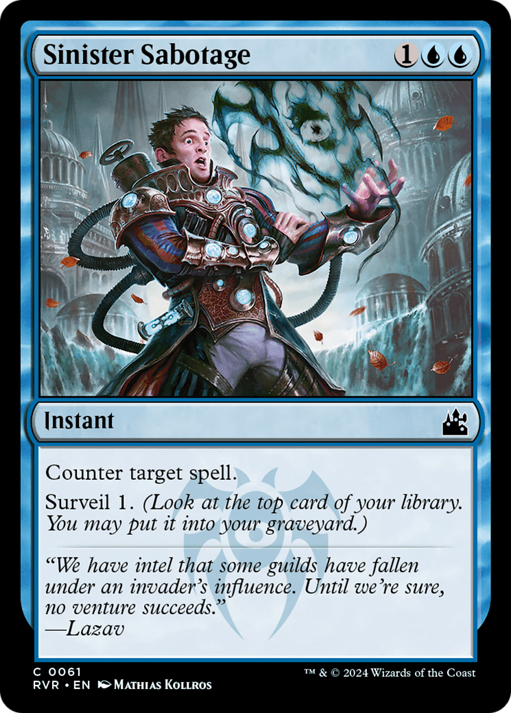 Sinister Sabotage [Ravnica Remastered] | Gear Gaming Bentonville