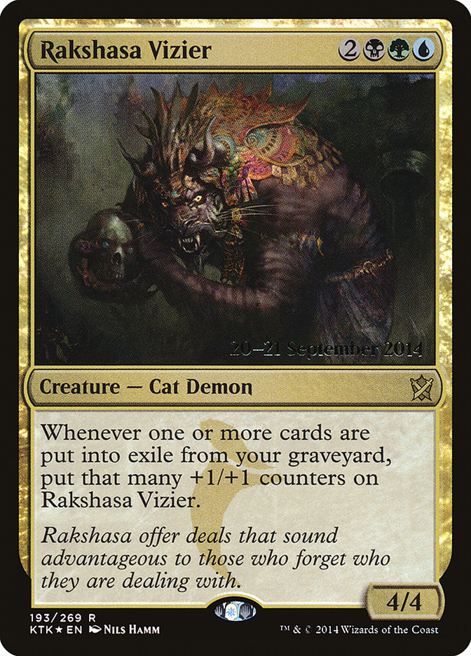 Rakshasa Vizier [Khans of Tarkir Prerelease Promos] | Gear Gaming Bentonville