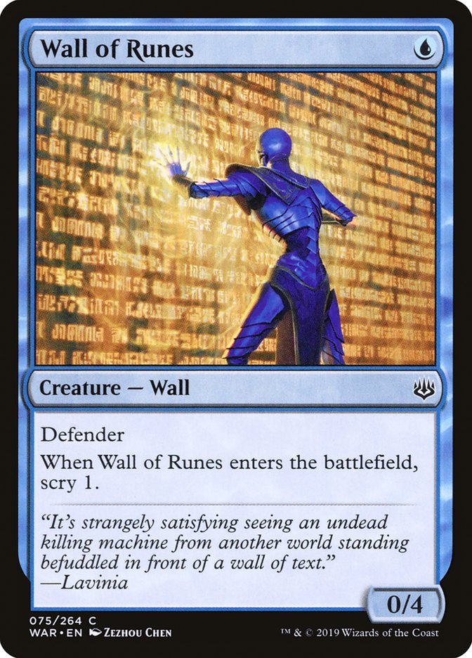 Wall of Runes [War of the Spark] | Gear Gaming Bentonville