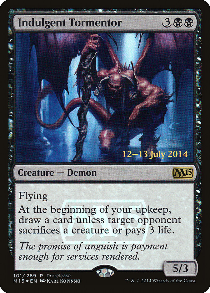 Indulgent Tormentor [Magic 2015 Prerelease Promos] | Gear Gaming Bentonville