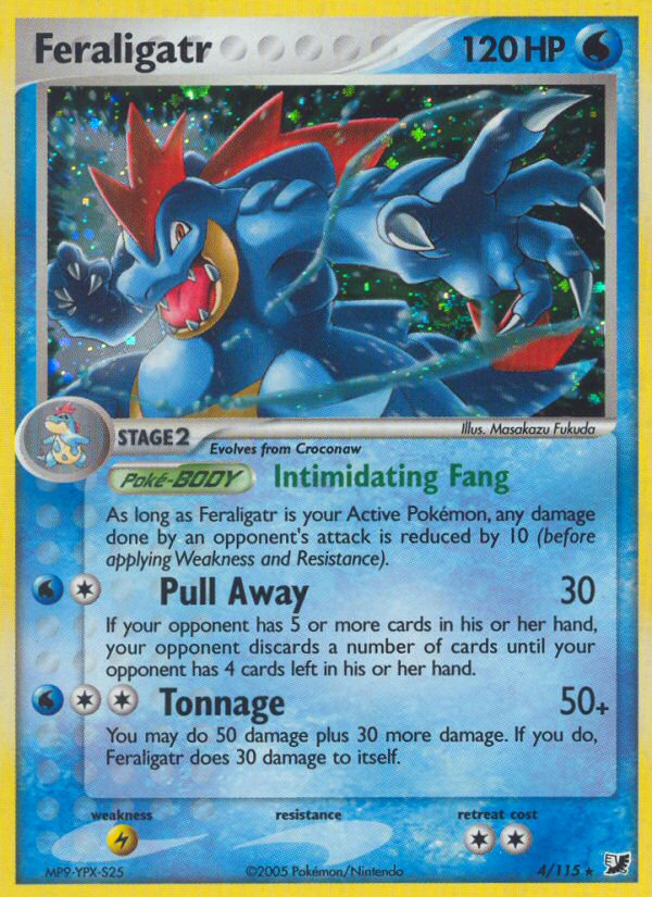 Feraligatr (4/115) [EX: Unseen Forces] | Gear Gaming Bentonville