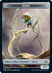 Servo // Soldier Double-Sided Token [Double Masters Tokens] | Gear Gaming Bentonville