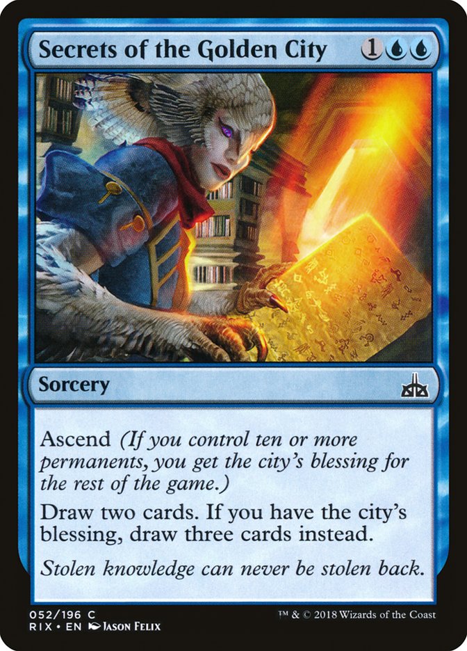 Secrets of the Golden City [Rivals of Ixalan] | Gear Gaming Bentonville