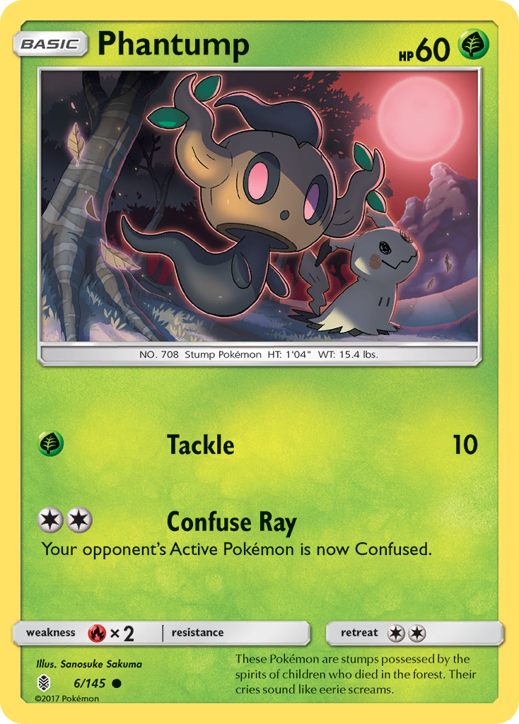 Phantump (6/145) [Sun & Moon: Guardians Rising] | Gear Gaming Bentonville