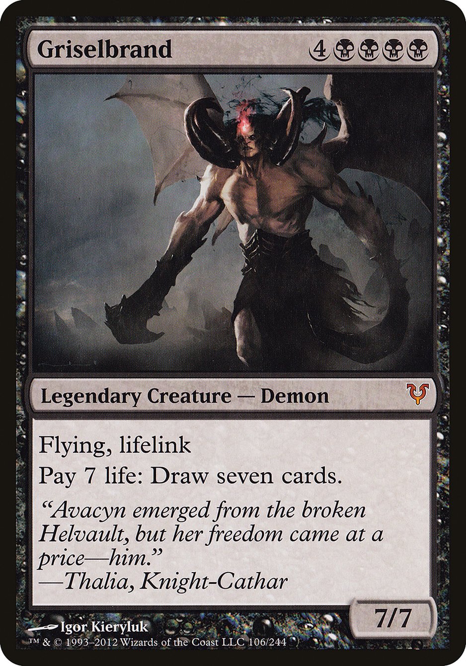 Griselbrand (Oversized) [Open the Helvault] | Gear Gaming Bentonville