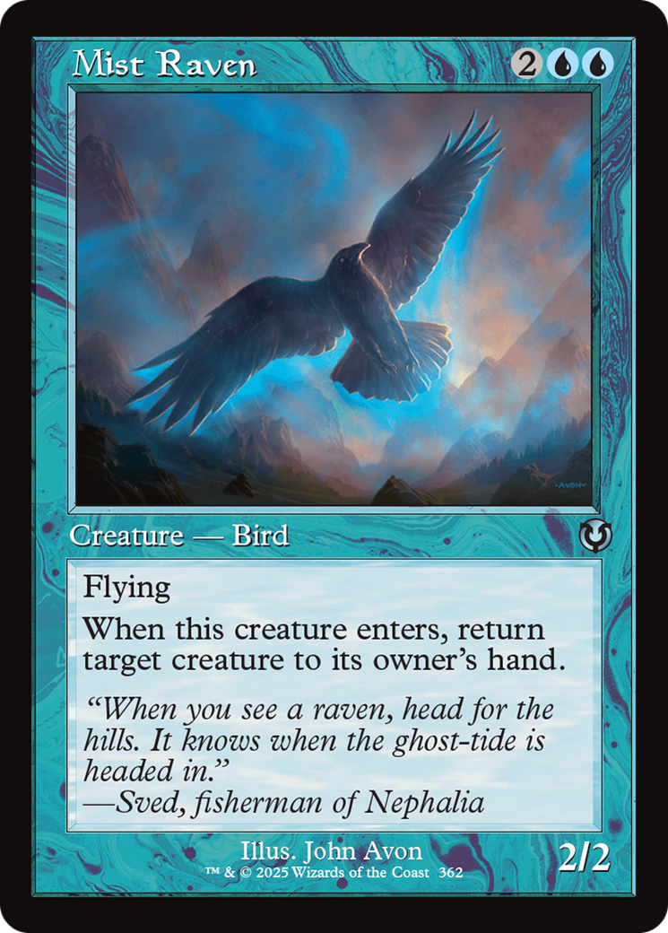 Mist Raven (Retro Frame) [Innistrad Remastered] | Gear Gaming Bentonville