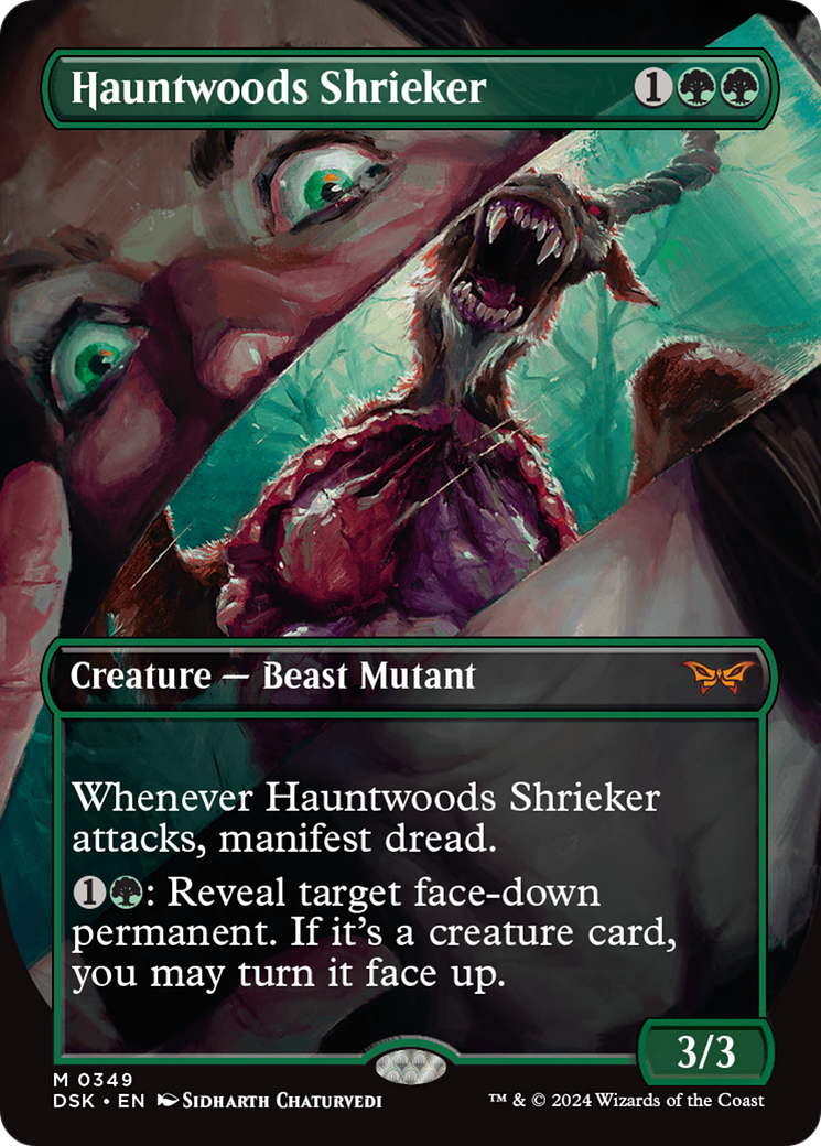 Hauntwoods Shrieker (Borderless) [Duskmourn: House of Horror] | Gear Gaming Bentonville