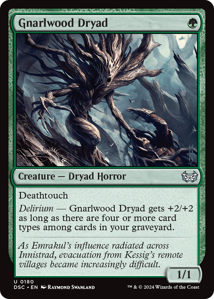 Gnarlwood Dryad [Duskmourn: House of Horror Commander] | Gear Gaming Bentonville