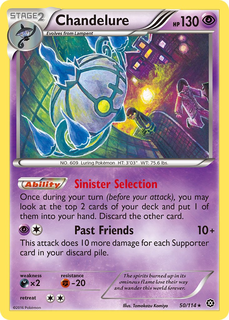 Chandelure (50/114) [XY: Steam Siege] | Gear Gaming Bentonville