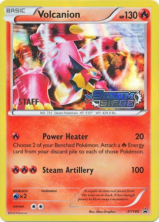 Volcanion (XY145) (Staff) [XY: Black Star Promos] | Gear Gaming Bentonville