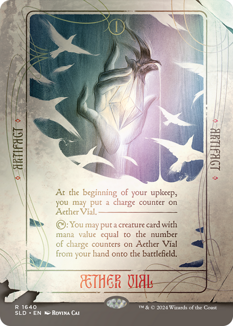 Aether Vial (Rainbow Foil) [Secret Lair Drop Series] | Gear Gaming Bentonville