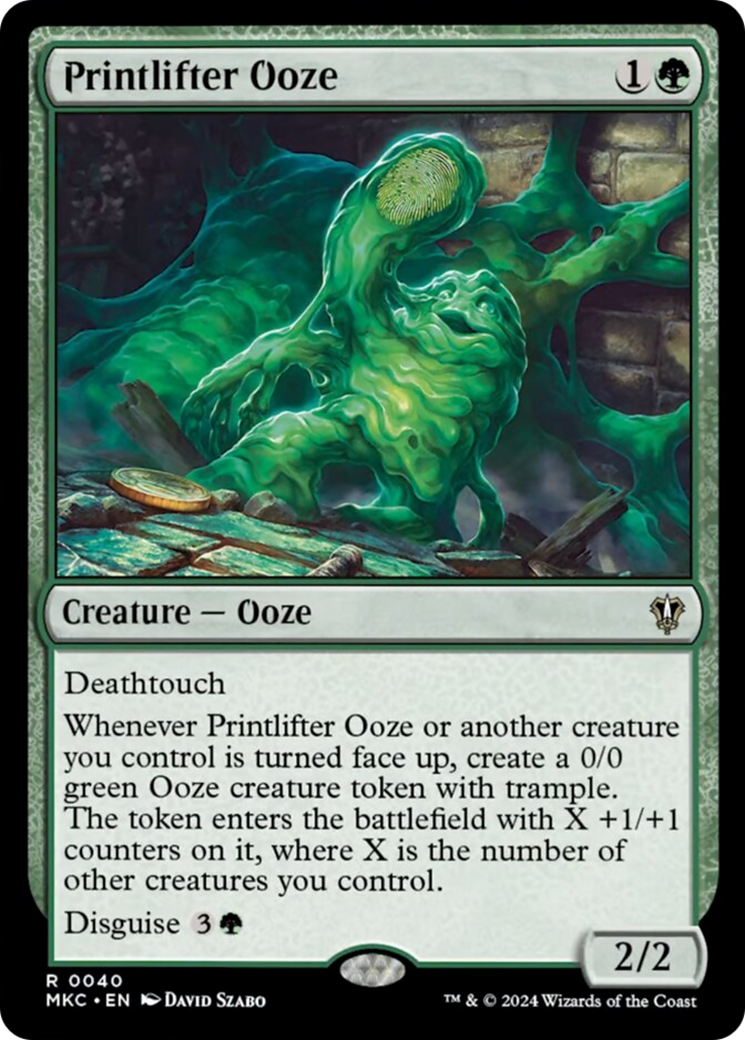 Printlifter Ooze [Murders at Karlov Manor Commander] | Gear Gaming Bentonville