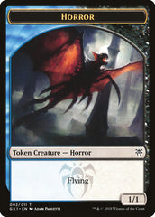 Copy // Horror Double-Sided Token [Guilds of Ravnica Guild Kit Tokens] | Gear Gaming Bentonville