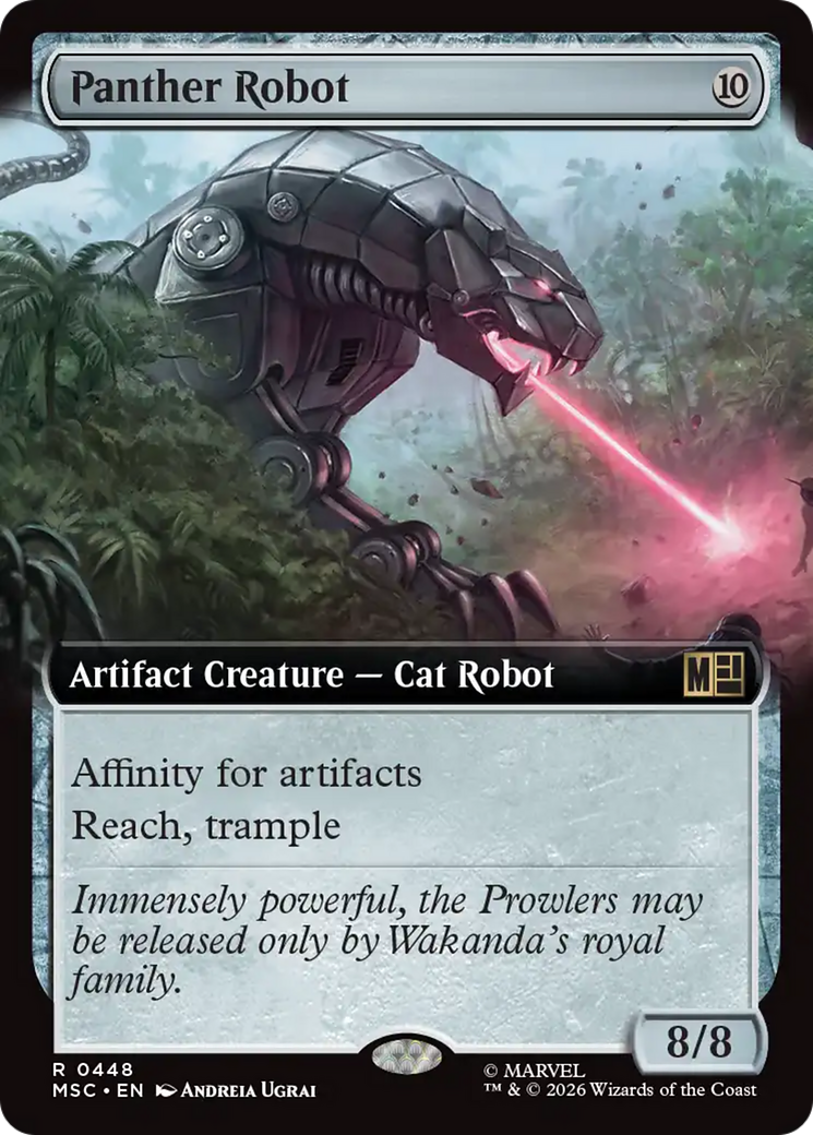 Panther Robot (Extended Art) [Marvel Super Heroes Commander] | Gear Gaming Bentonville