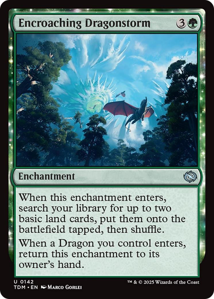 Encroaching Dragonstorm [Tarkir: Dragonstorm] | Gear Gaming Bentonville