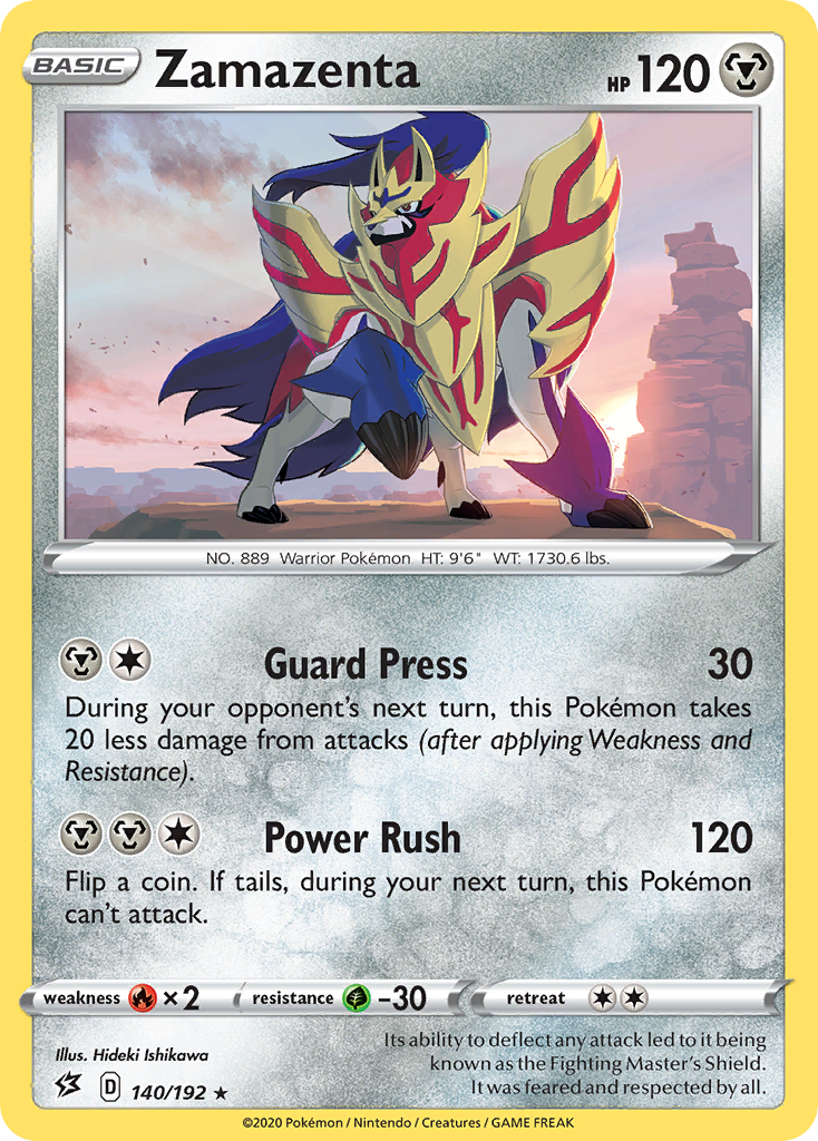 Zamazenta (140/192) [Sword & Shield: Rebel Clash] | Gear Gaming Bentonville