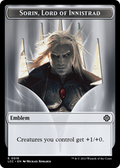 Emblem - Sorin, Lord of Innistrad // Vampire (0004) Double-Sided Token [The Lost Caverns of Ixalan Commander Tokens] | Gear Gaming Bentonville