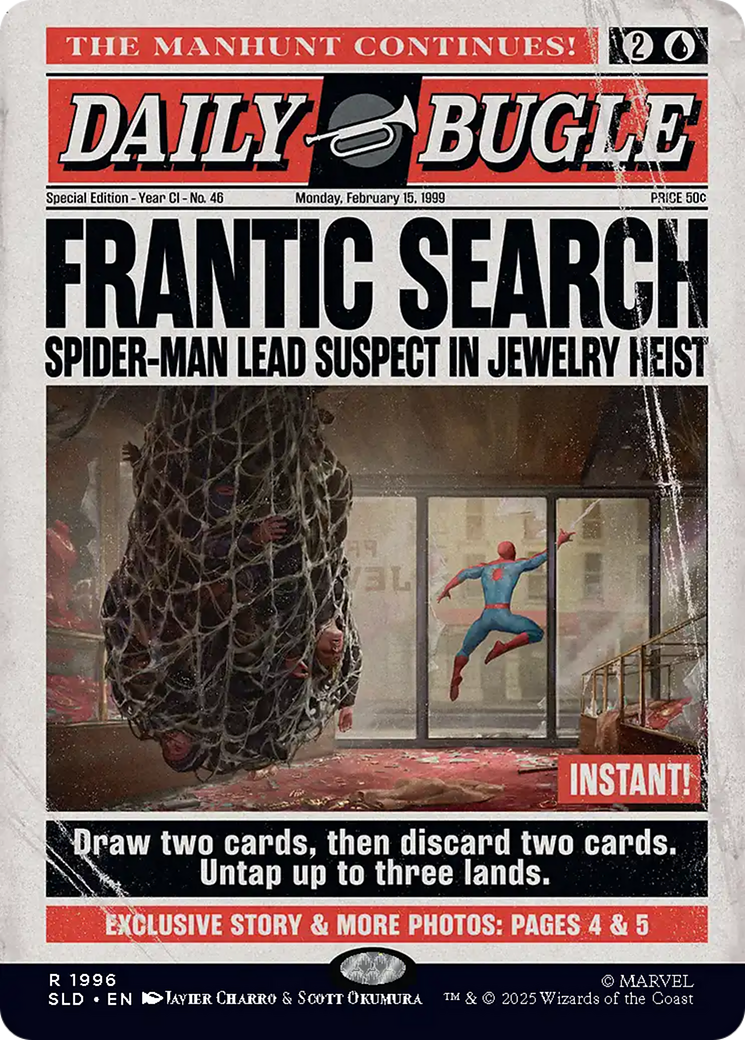 Frantic Search (1996) (Rainbow Foil) [Secret Lair Drop Series] | Gear Gaming Bentonville