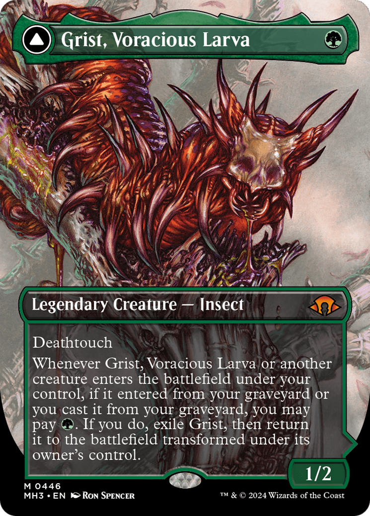 Grist, Voracious Larva // Grist, the Plague Swarm (Borderless) [Modern Horizons 3] | Gear Gaming Bentonville