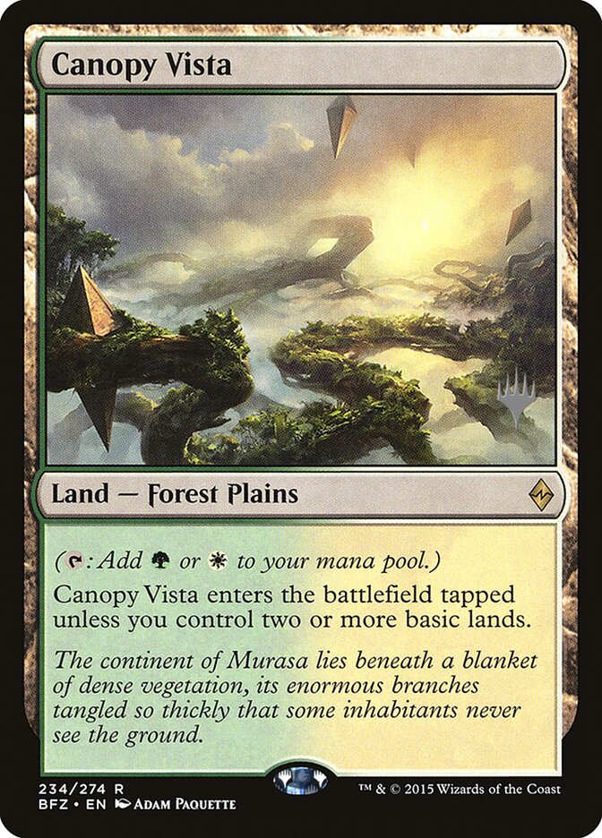 Canopy Vista [Battle for Zendikar Promos] | Gear Gaming Bentonville