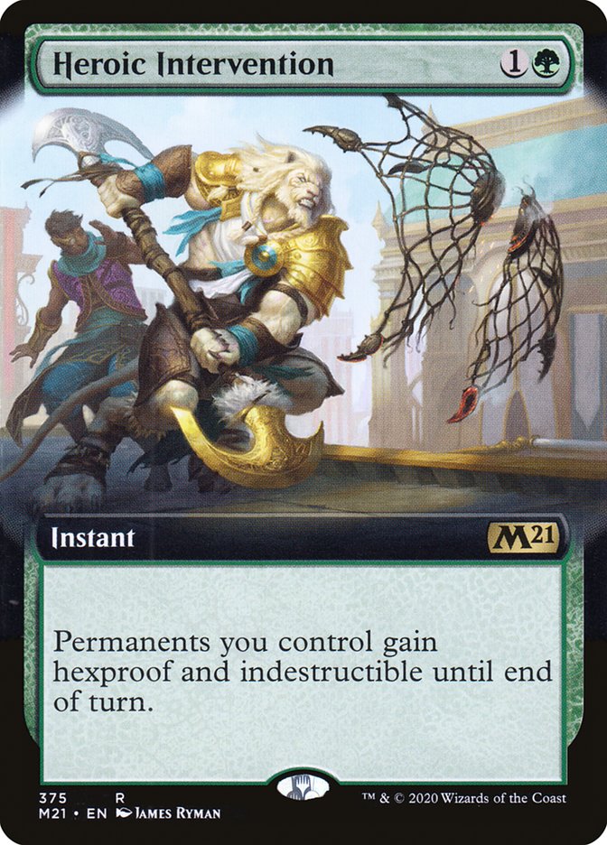Heroic Intervention (Extended Art) [Core Set 2021] | Gear Gaming Bentonville
