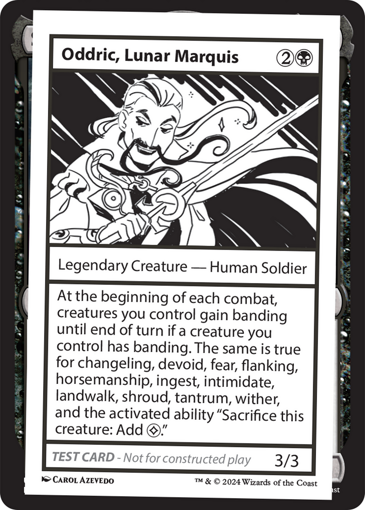 Oddric, Lunar Marquis [Mystery Booster 2 Playtest Cards] | Gear Gaming Bentonville