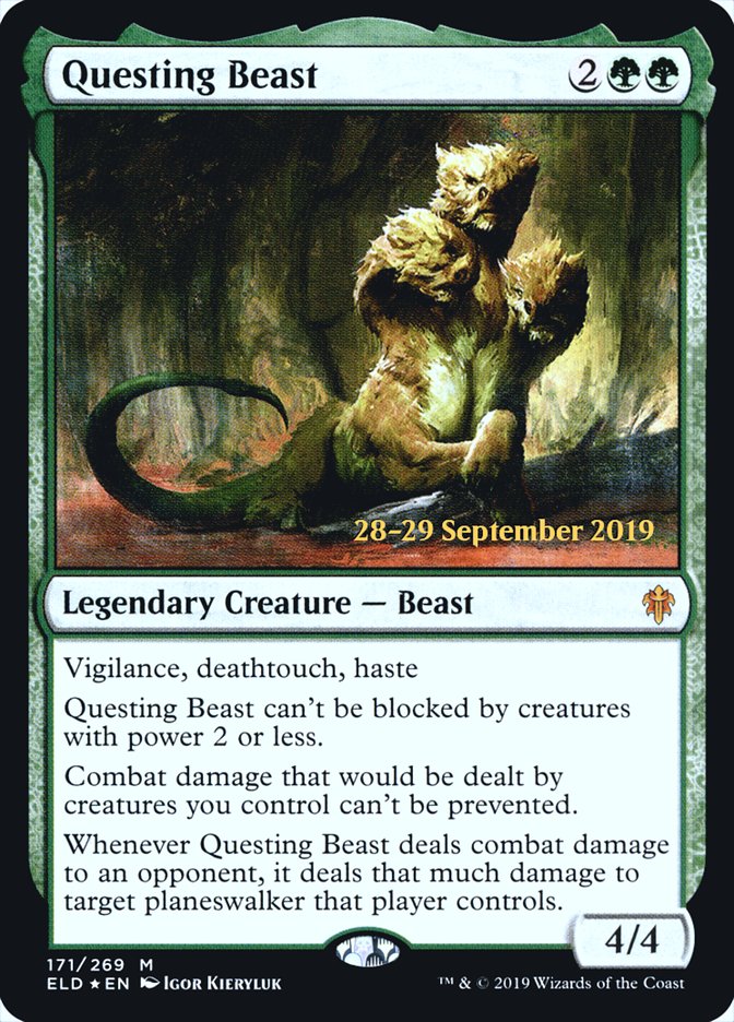Questing Beast [Throne of Eldraine Prerelease Promos] | Gear Gaming Bentonville