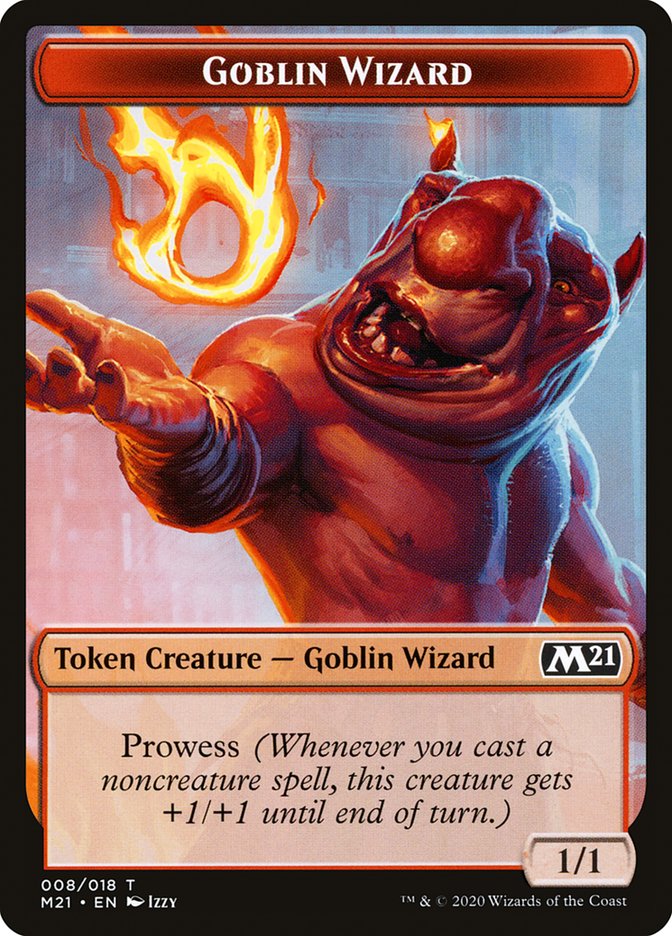 Cat (011) // Goblin Wizard Double-Sided Token [Core Set 2021 Tokens] | Gear Gaming Bentonville