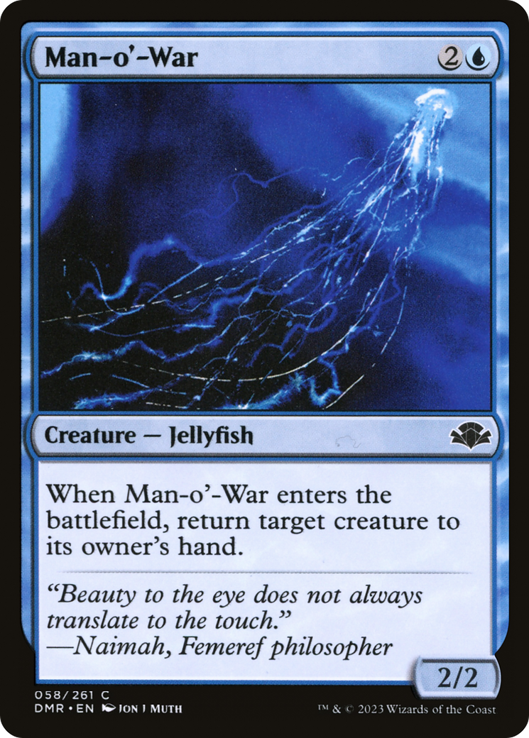 Man-o'-War [Dominaria Remastered] | Gear Gaming Bentonville