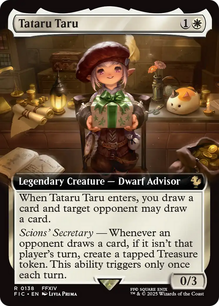 Tataru Taru (Extended Art) [FINAL FANTASY Commander] | Gear Gaming Bentonville