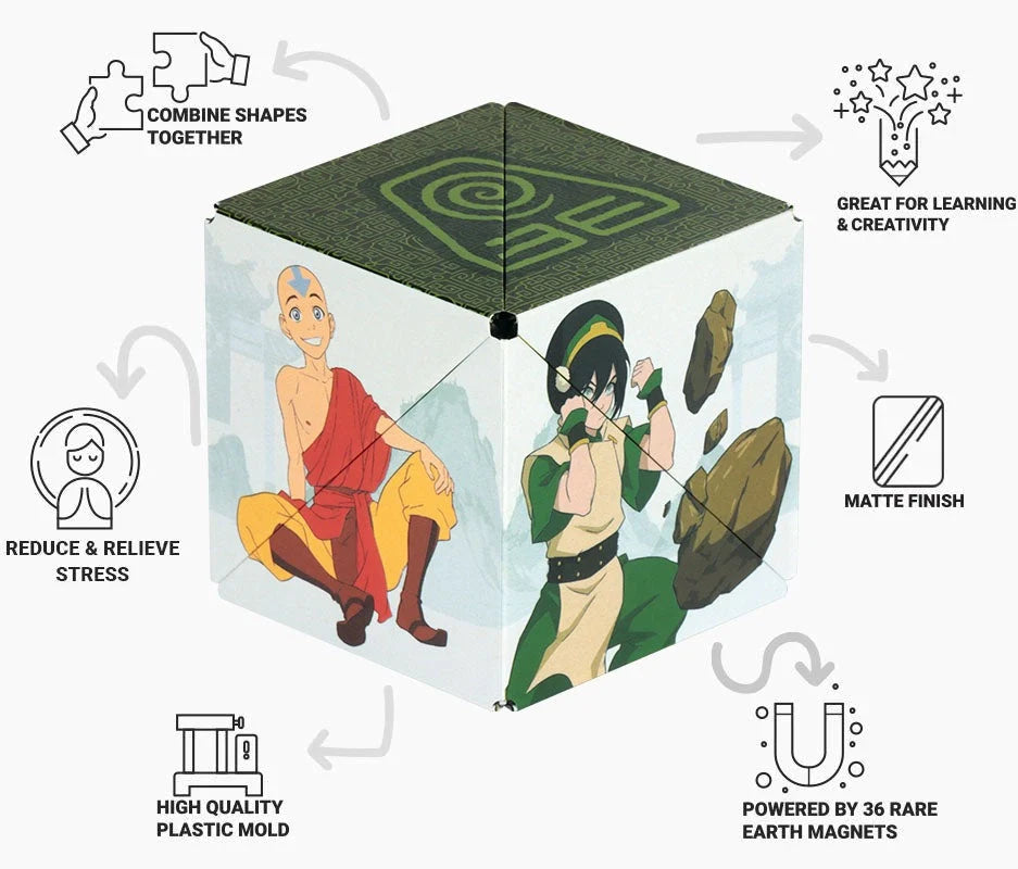 Shashibo Cube, Avatar, The Last Airbender Series: Earth | Gear Gaming Bentonville