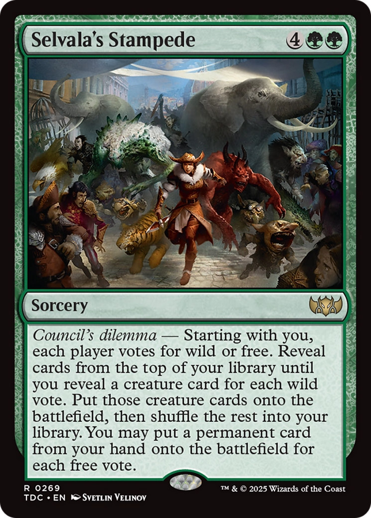 Selvala's Stampede [Tarkir: Dragonstorm Commander] | Gear Gaming Bentonville