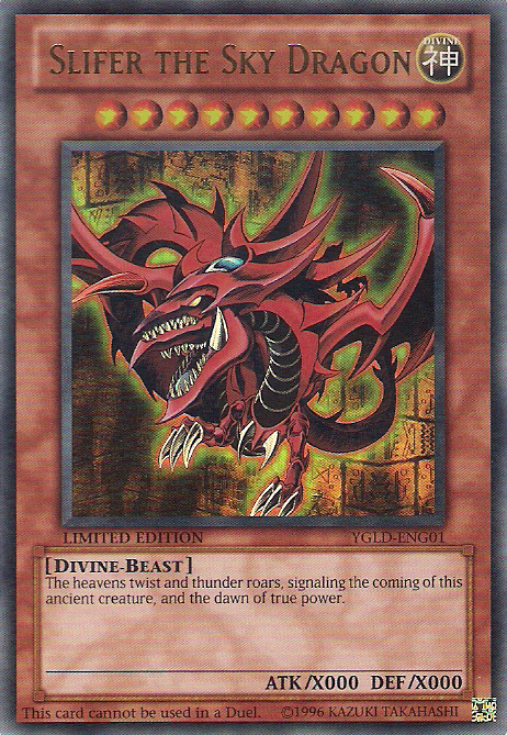 Slifer the Sky Dragon [YGLD-ENG01] Ultra Rare | Gear Gaming Bentonville